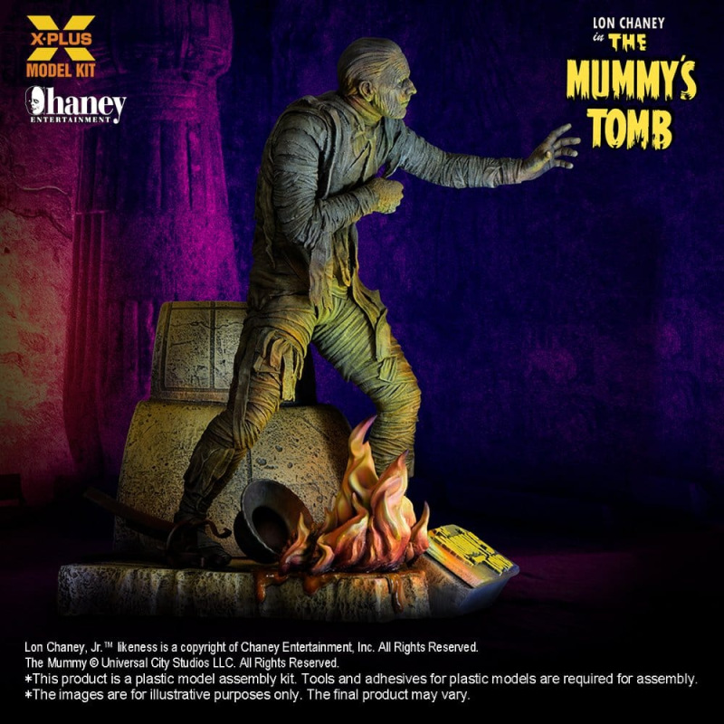 Universal Monsters Plastic Model Kit 1/8 Lon Chaney, Jr. as Mummy (Repro) 23 cm 3