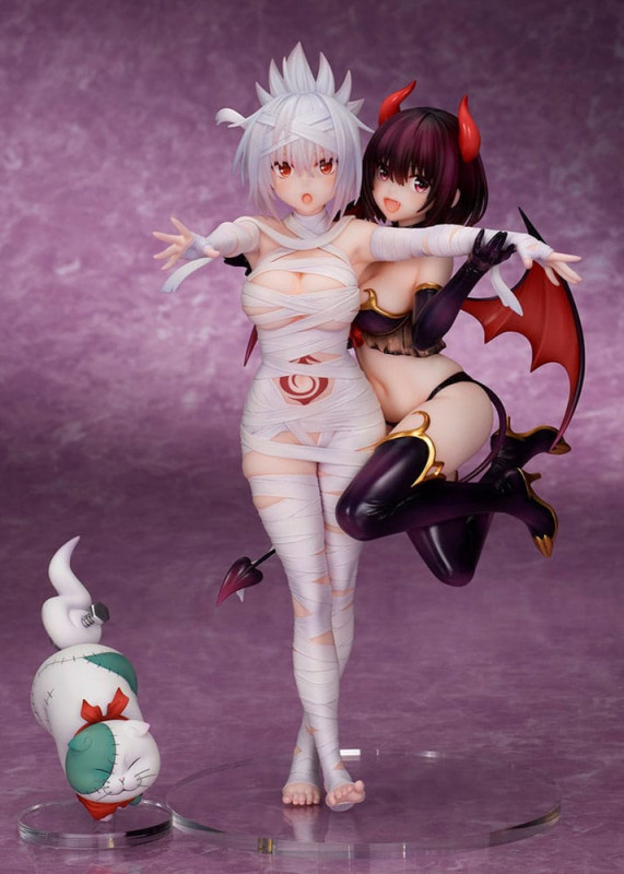 Ayakashi Triangle PVC Statue Matsuri Kazamaki & Suzu Kanade & Shirogane 25 cm 11