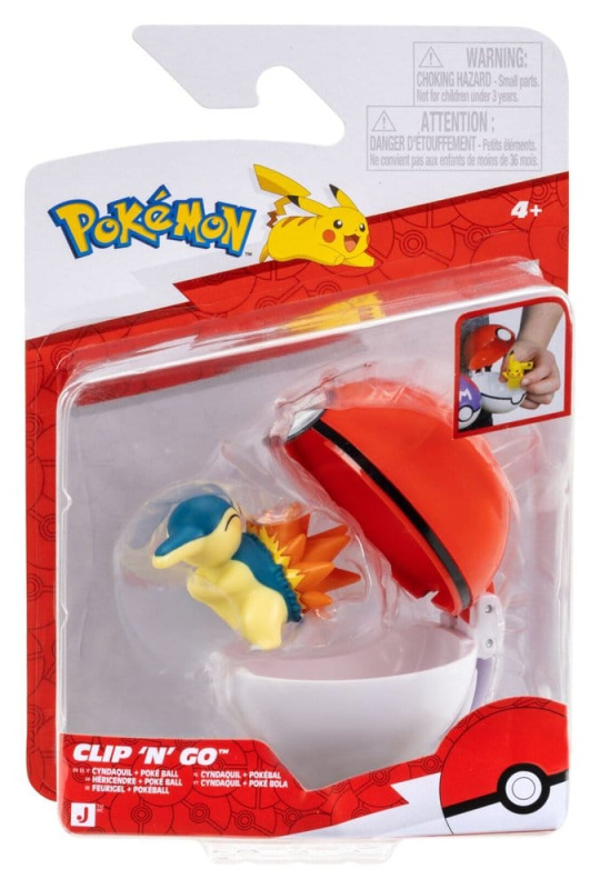 Pokémon Clip 'n' Go Action Figure Cyndaquil & Poké Ball 2