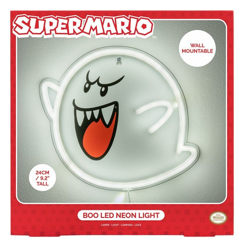 Super Mario LED Neon Wall Lamp Boo 23 x 23 cm 2