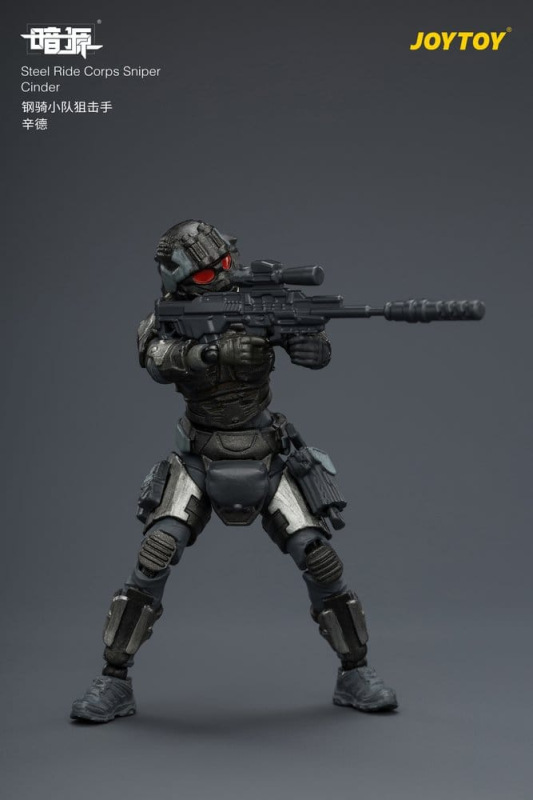 Dark Source Steel Ride Corps Action Figure Sniper Cinder 8 cm 11