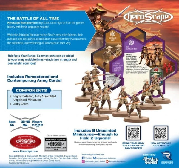 Heroscape Army Expansion Ashigaru Yari Remastered Standard Edition *English Version* 3