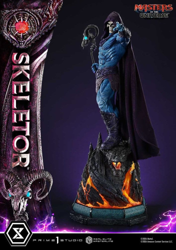 Masters of the Universe (2026 Film) Real Elite Masterline Series Statue 1/3 Skeletor Bonus Version 9 14