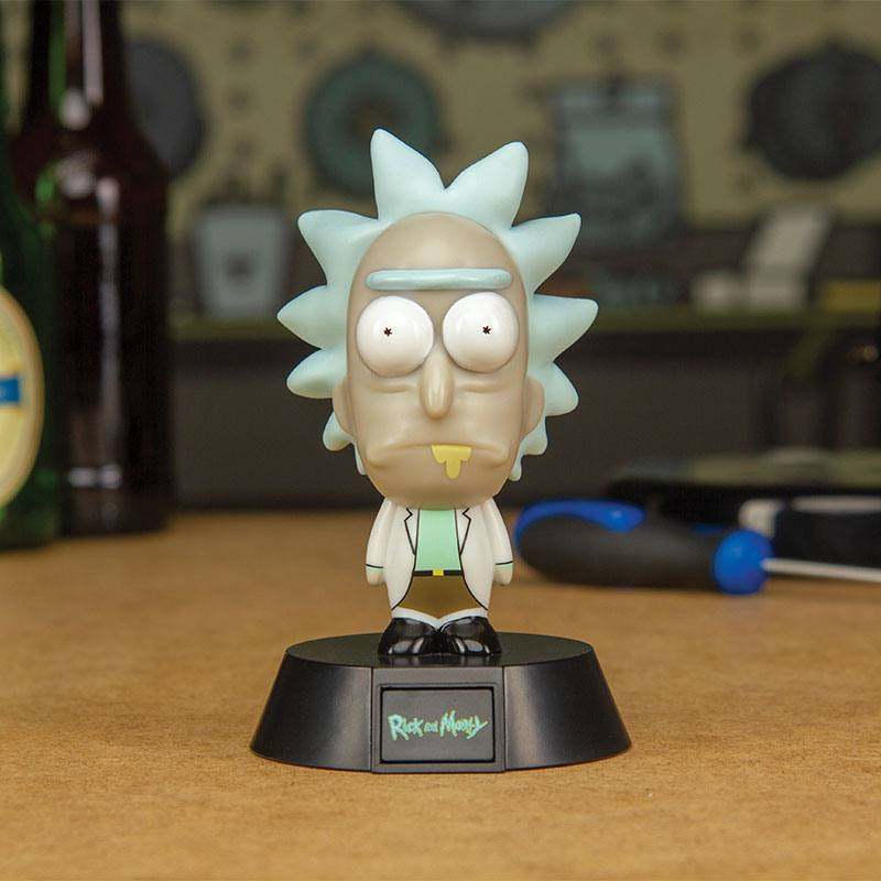 Rick & Morty 3D Icon Light Rick 10 cm 1