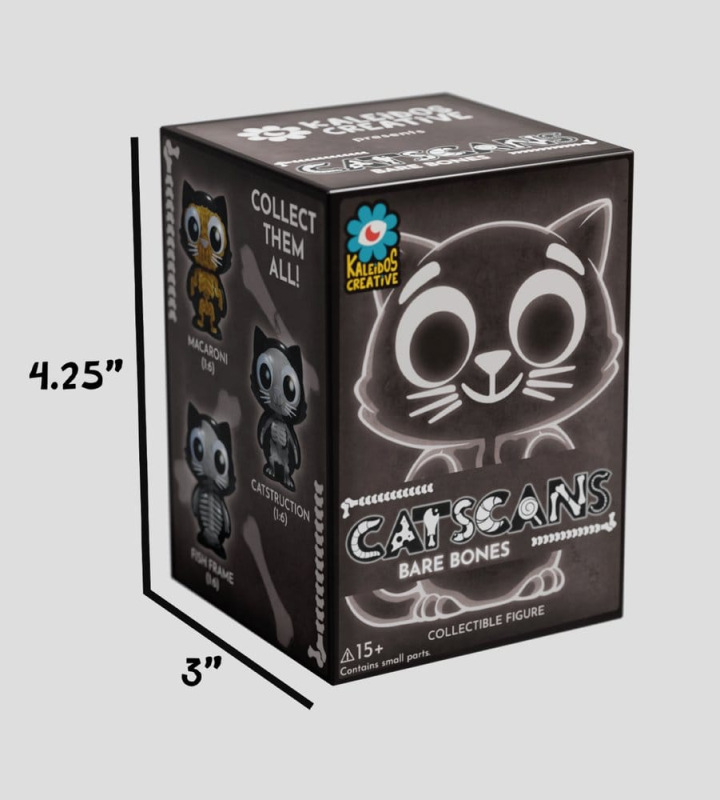 Catscans Mini Figures S2 Bare Bones 6 cm Blind Box Display (6) 8