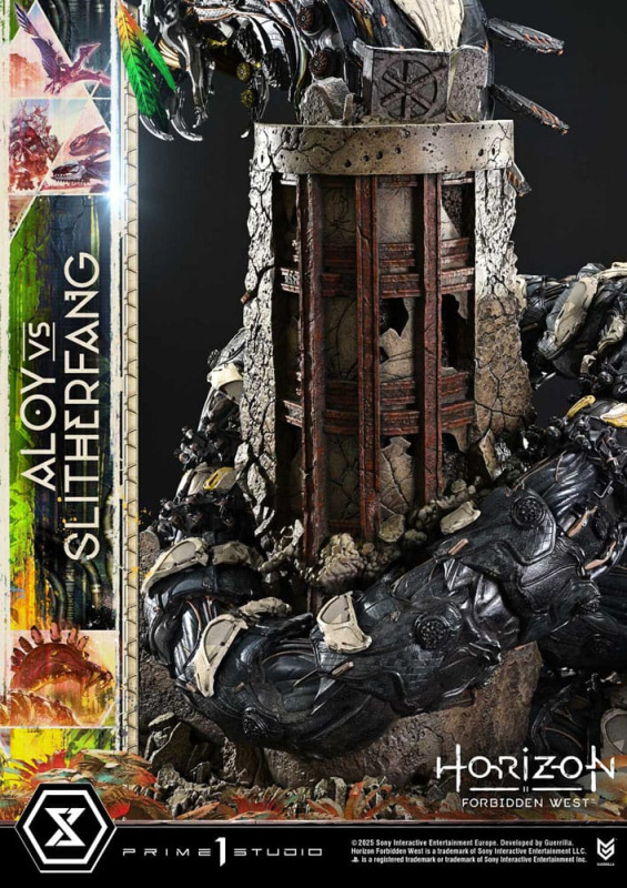 Horizon Forbidden West Ultimate Diorama Masterline Series Statue Aloy vs. The Slitherfang Bonus Vers 2