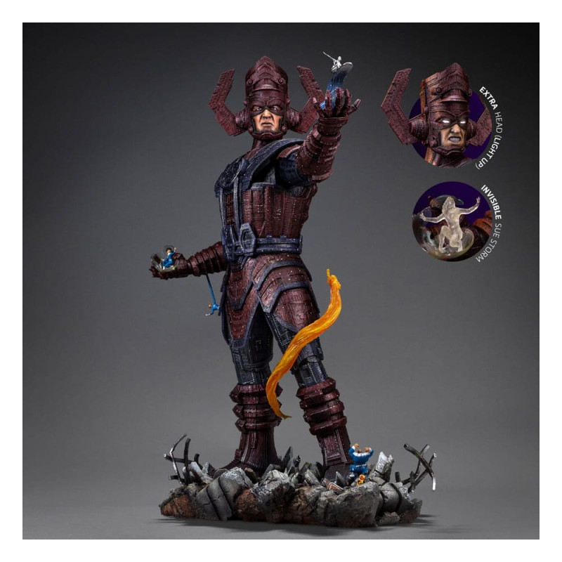 Fantastic Four Demi Art Scale Statue 1/20 Galactus Battle Diorama Deluxe 80 cm 1