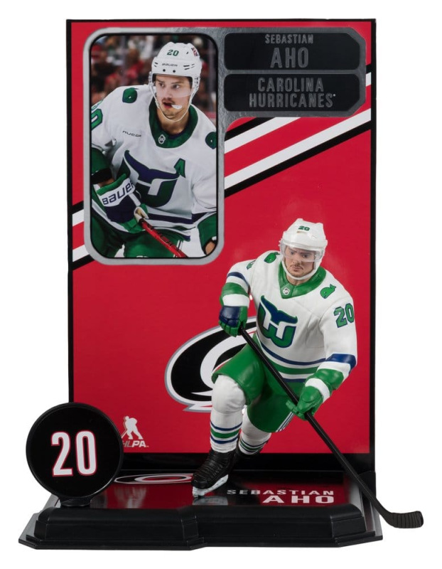 NHL McFarlane SportsPicks Action Figure Sebastian Aho (Hartford Whalers Retro) 18 cm 1