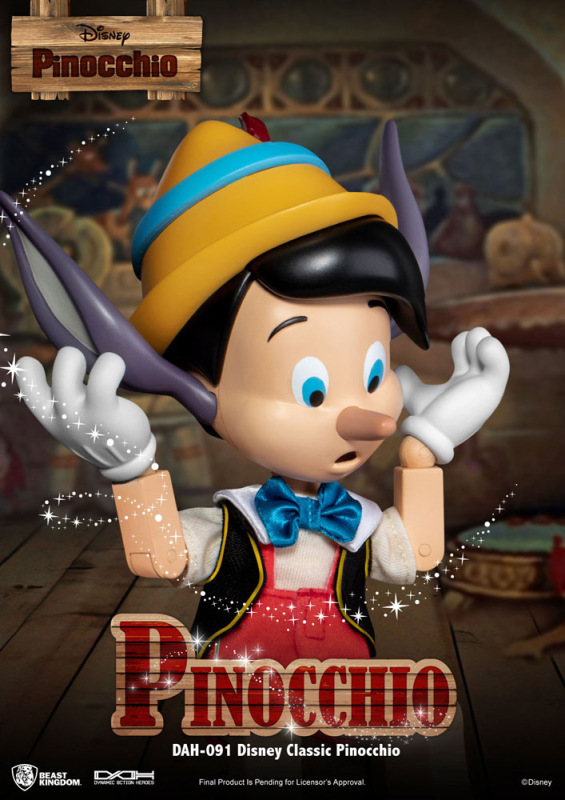 Disney Classic Dynamic 8ction Heroes Action Figure 1/9 Pinocchio 18 cm 7