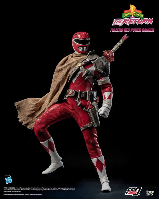 Mighty Morphin Power Rangers: The Return FigZero Action Figure 1/6 Red Power Ranger 31 cm 4