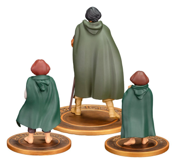 Lord of the Rings Animated Film PVC Figures 3-Pack Frodo, Aragorn, and Samwise 3