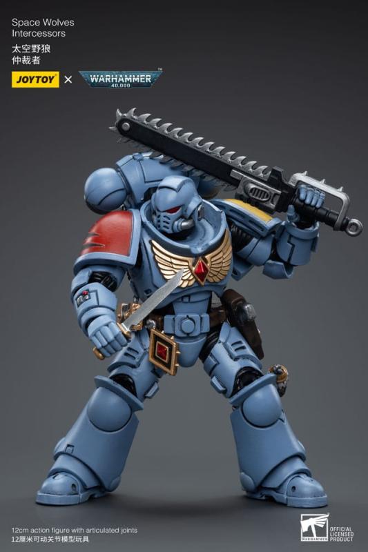 Warhammer 40k Action Figure 1/18 Space Wolves Intercessors 12 cm