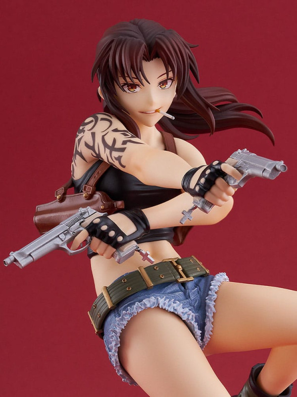 Black Lagoon Pop Up Parade PVC Statue Revy L Size 21 cm 6