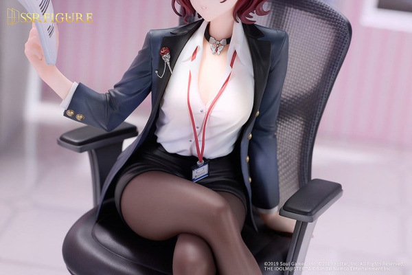 The Idolmaster Shiny Colors x Mahjong Soul PVC Figure 1/7 Madoka Higuchi Effortless Work Ver. 21 cm 9