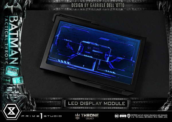 DC Comics Throne Legacy Collection Statue 1/3 Batman Tactical Throne Deluxe Bonus Version 57 cm 11