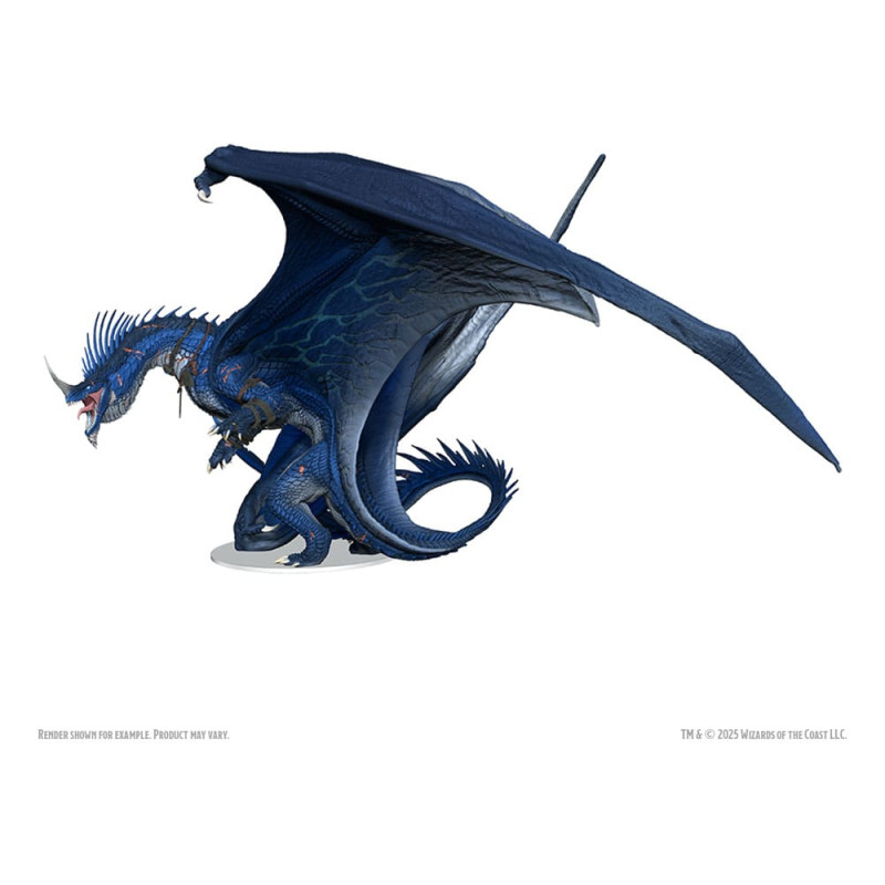 D&D Icons of the Realms Boxed prepainted Miniatures Ancient Blue Dragon 20 cm 2