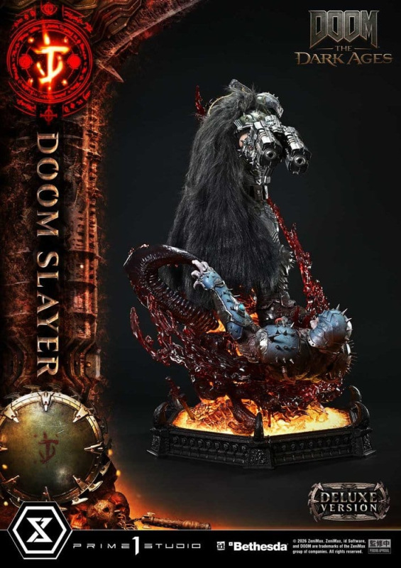 DOOM: The Dark Ages Ultimate Premium Masterline Series Statue 1/4 DOOM Slayer Deluxe Version 77 cm 10