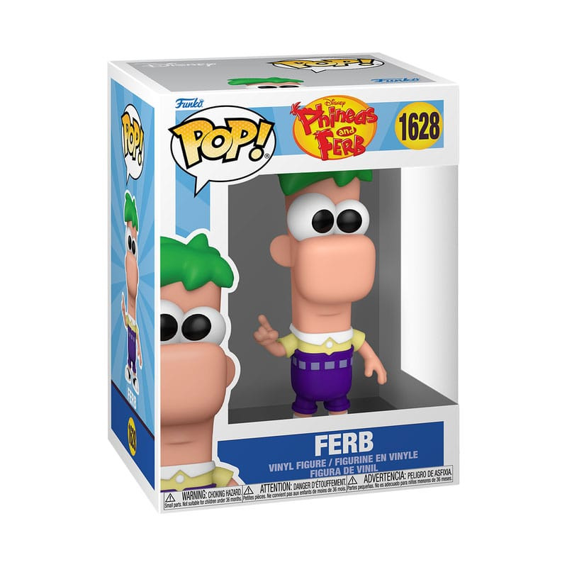 Phineas and Ferb POP! Disney Vinyl Figure Ferb 9 cm 1