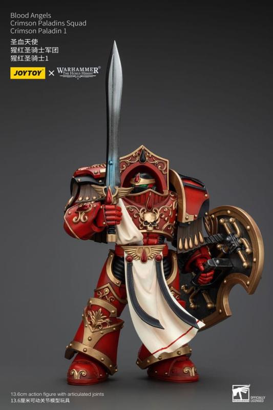 Warhammer The Horus Heresy Action Figure 1/18 Blood Angels Crimson Paladins Squad Crimson Paladin 1