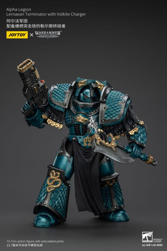 Warhammer The Horus Heresy Action Figure Alpha Legion Lernaean Terminator with Volkite Charger 20 cm 5