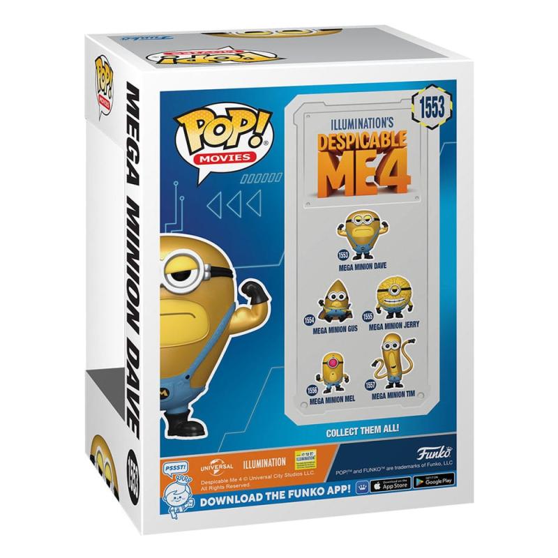 Despicable Me 4 POP! Movies Vinyl Figure Super Dave 9 cm