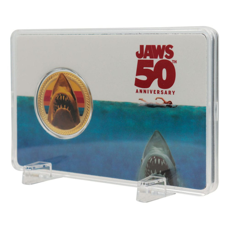 Jaws Collectable Coin 50th Anniversary 24k Gold Plated Limited Edition 6
