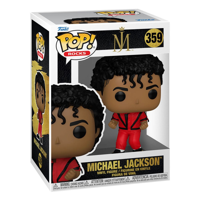 Michael Jackson POP! Rocks Vinyl Figure Thriller 9 cm 1
