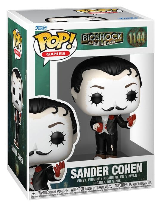 Bioshock POP! Games Vinyl Figure Sander Cohen 9 cm 1