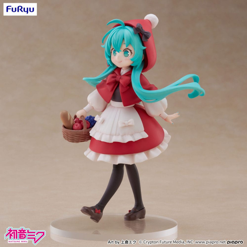 Hatsune Miku Desktop Fairy PVC Statue Hatsune Miku Little red riding hood Ver. 16 cm 11