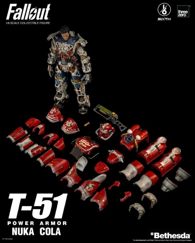 Fallout Action Figure 1/6 T-51 Nuka Cola Power Armor 37 cm 1