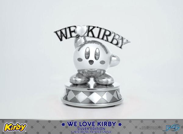 Kirby DieCast Statue We Love Kirby Silver Edition 10 cm 6