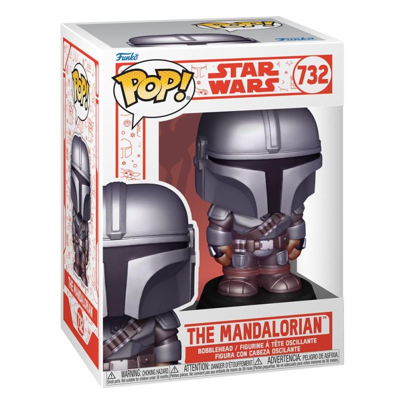 Star Wars: Mandalorian POP! Vinyl Figure Holiday Mandalorian 9 cm