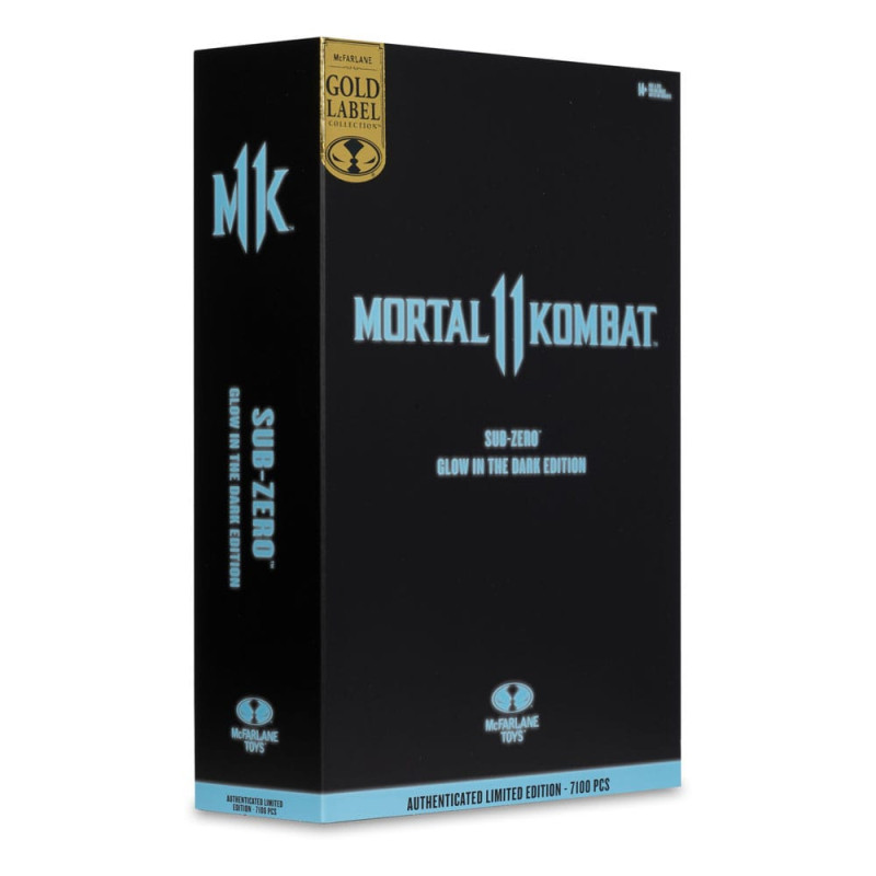 Mortal Kombat Action Figure Glow in the Dark Edition Sub-Zero (Gold Label) 18 cm 8