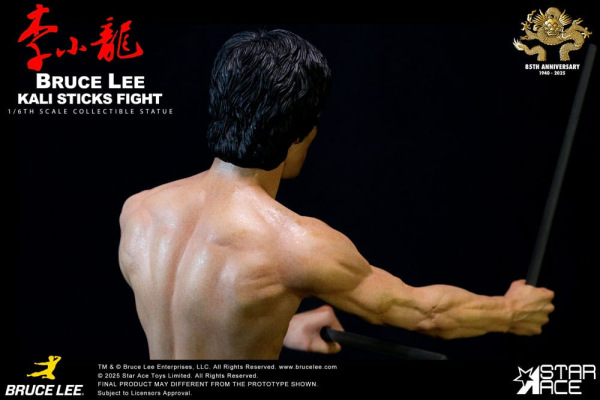 Enter the Dragon Movie Statue 1/6 Bruce Lee Kali Sticks Fight Deluxe Basement Version 30 cm 6