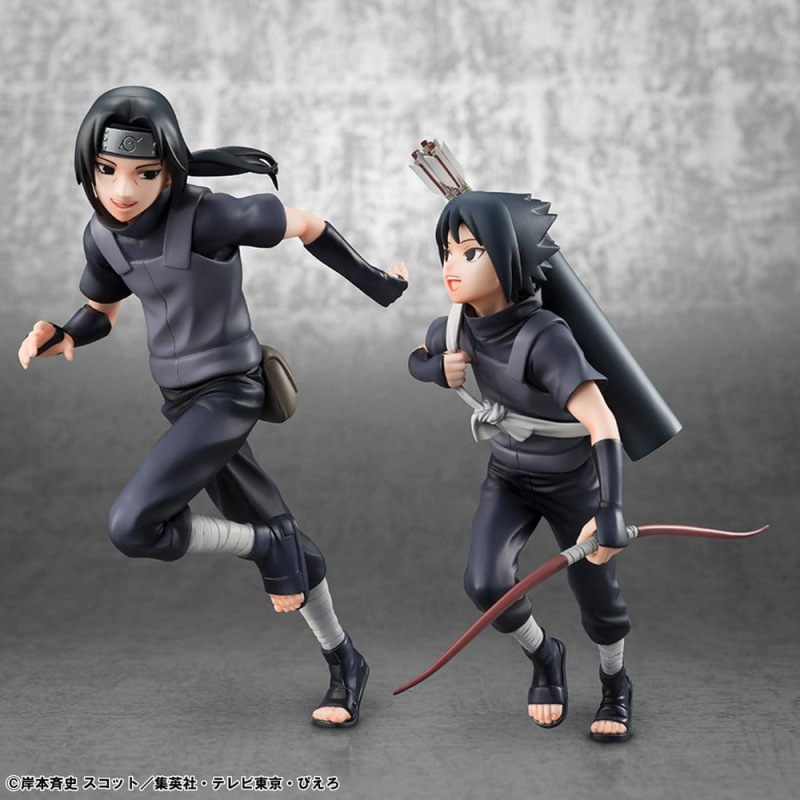 Naruto Shippuden G.E.M. Series PVC Figures 2-Pack Itachi Uchiha & Sasuke (Repeat) 2