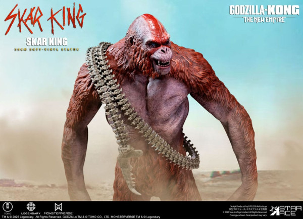 Godzilla vs. Kong: The New Empire Soft Vinyl Statue Skar King Unleash the Titan 30 cm 3