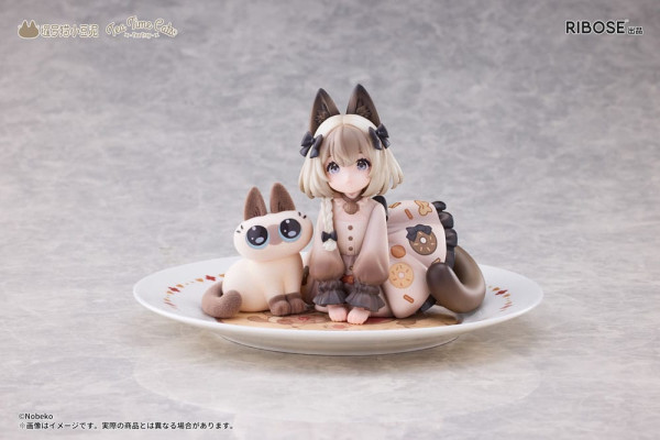 Decorated Life Collection PVC Statue Tea Time Cats x Siamese Cat Azuki-san Friendship Collaboration 11