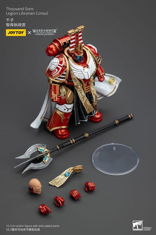 Warhammer The Horus Heresy Action Figure 1/18 Thousand Sons Legion Librarian Consut 16 cm 1