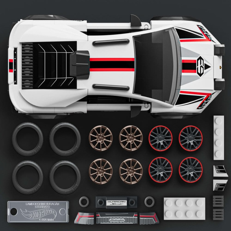 Hot Wheels Speed Mattel Brick Shop Building Set 1/32 Lamborghini Huracán Sterrato 3