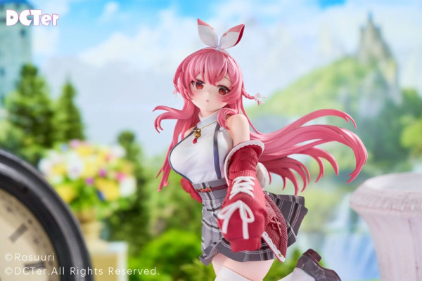 Rosuuri Original Character PVC Statue 1/7 White Rabbit Rosu Casual Clothes Ver. 25 cm 4