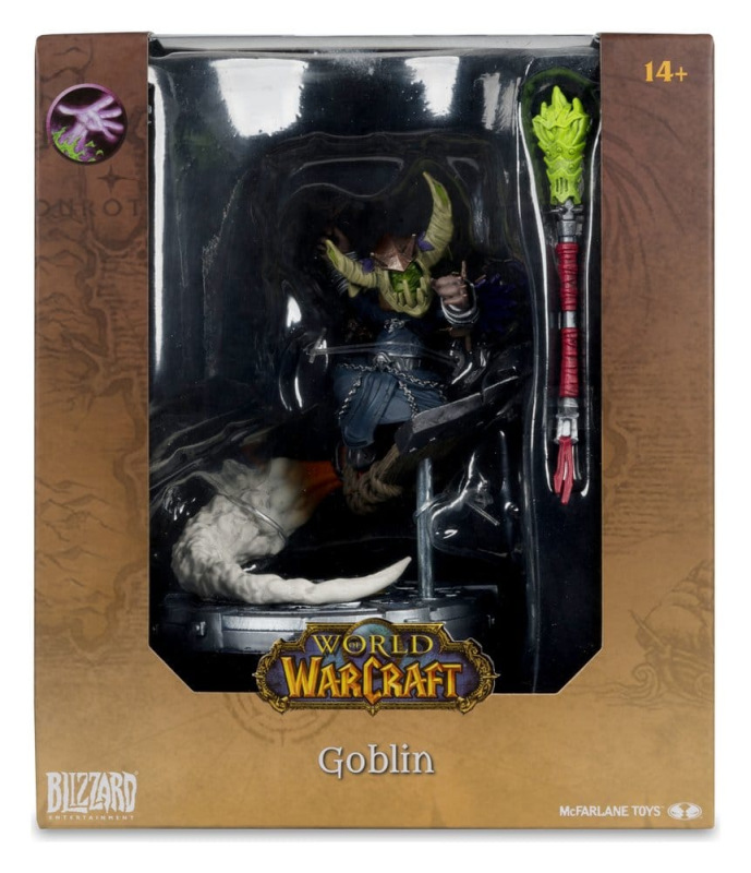 World of Warcraft 1/12 Scale Limited Edition Posed Figure Goblin 19 cm 7