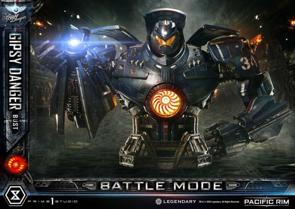 Pacific Rim Life Size Bust 1/1 Gipsy Danger Battle Mode 75 cm 2