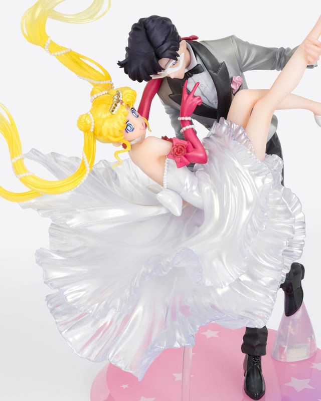 Sailor Moon FiguartsZERO Chouette PVC Statue Usagi & Tuxedo Mask Moonlight Glow Edition 24 cm 3