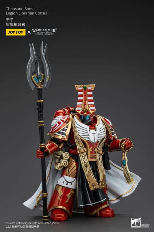 Warhammer The Horus Heresy Action Figure 1/18 Thousand Sons Legion Librarian Consut 16 cm 2