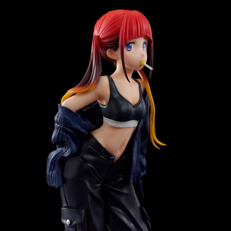 Gridman Universe Zozo Black Collection Statue PVC Chise Asukagawa 21 cm