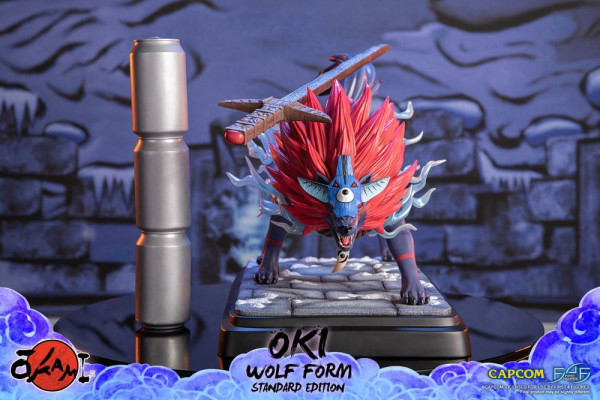 Okami Statue Oki (Wolf Form) 35 cm 9