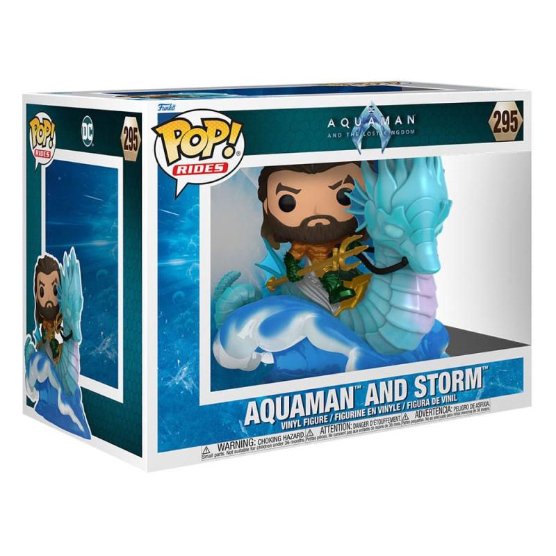 Aquaman and the Lost Kingdom POP! Rides Deluxe Vinyl Figure Aquaman & Storm 15 cm 1