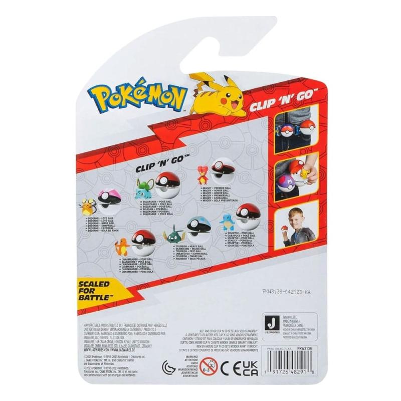 Pokémon Clip'n'Go Poké Balls Dedenne & Poké Ball 5