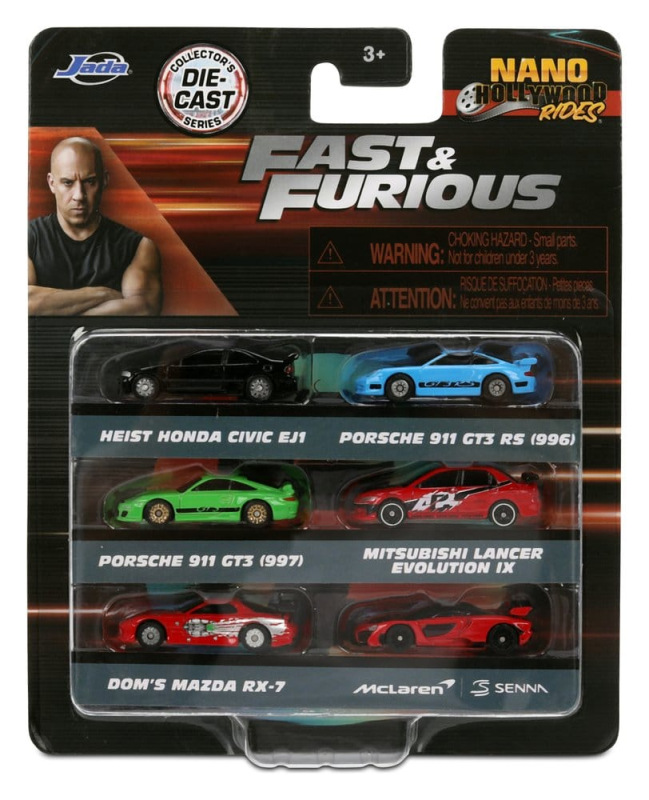 Fast & Furious 6-Pack Nano Cars 10