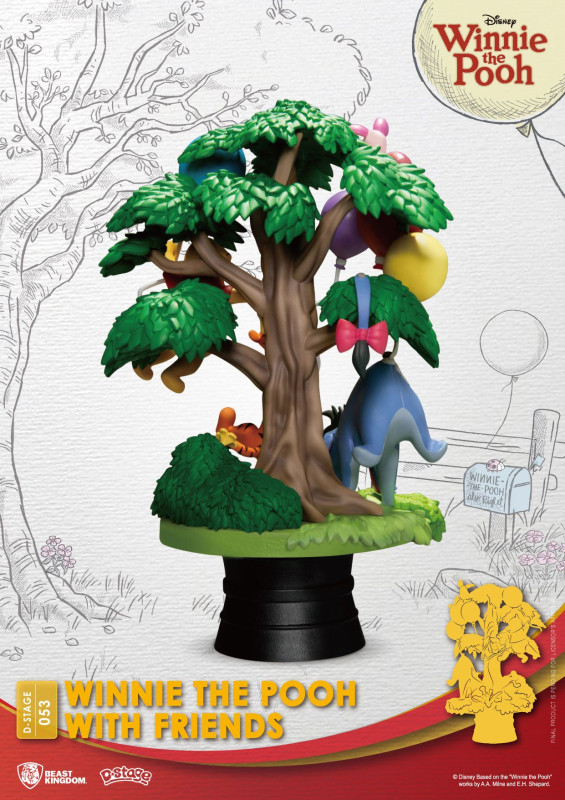 Disney D-Stage PVC Diorama Winnie The Pooh With Friends 16 cm 3
